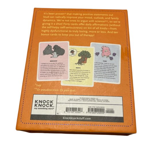 KNOCK KNOCK Affirmators! Family Daily Affirmations Cards for Families Self Help - Picture 3 of 5